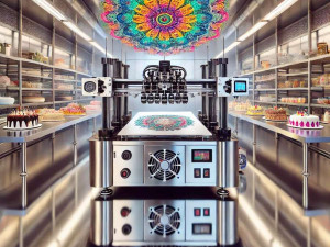 The Gap Between DIY and Industrial-Grade in A3 Edible Food Printing for Cakes and Cookies
